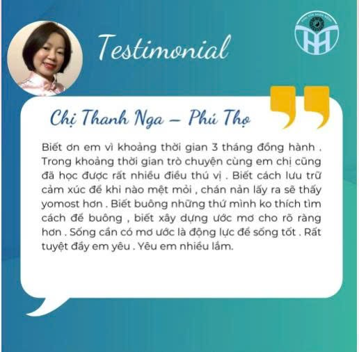Chia sẻ của chị Thanh Nga, Phú Thọ